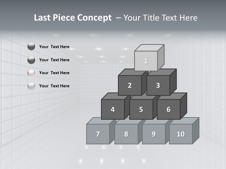Clean Construction Wall PowerPoint Template