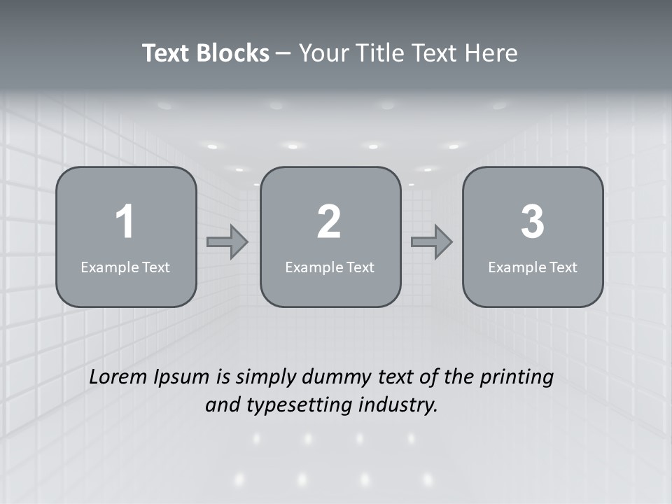 Clean Construction Wall PowerPoint Template