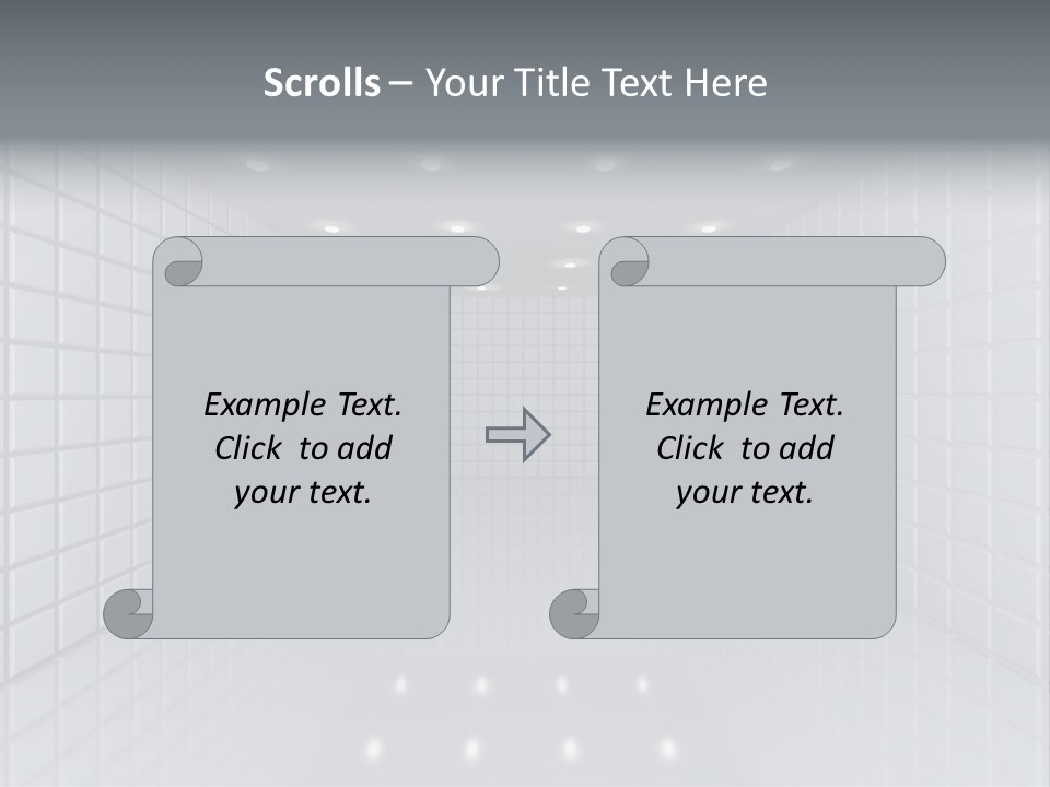 Clean Construction Wall PowerPoint Template