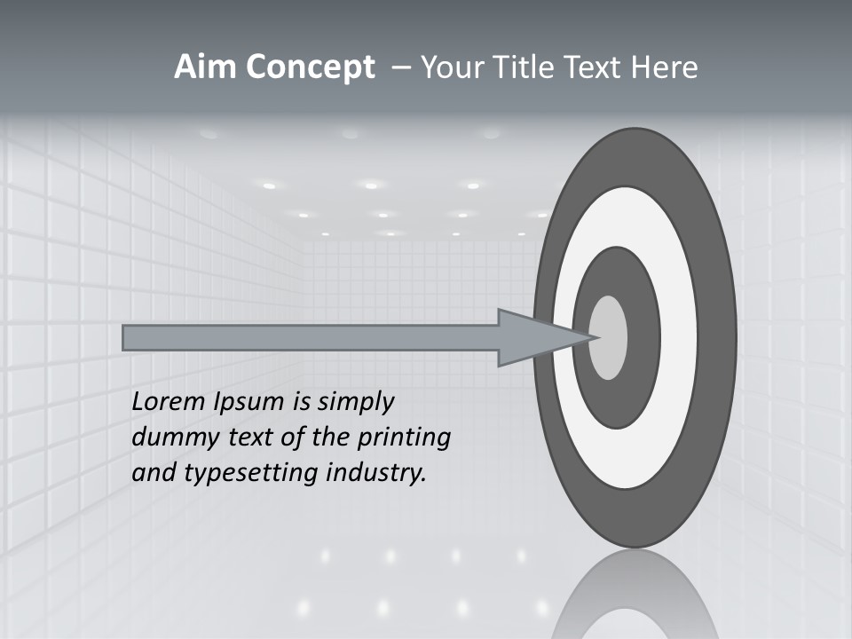 Clean Construction Wall PowerPoint Template