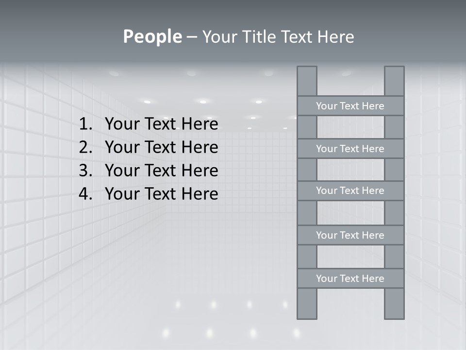 Clean Construction Wall PowerPoint Template