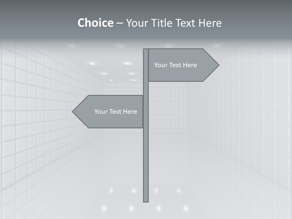 Clean Construction Wall PowerPoint Template