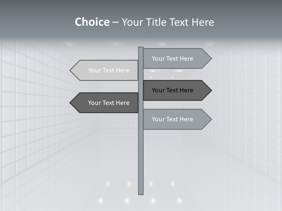 Clean Construction Wall PowerPoint Template