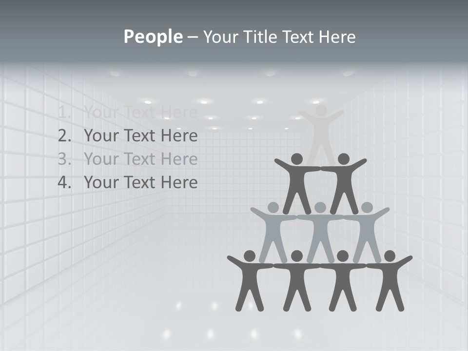 Clean Construction Wall PowerPoint Template