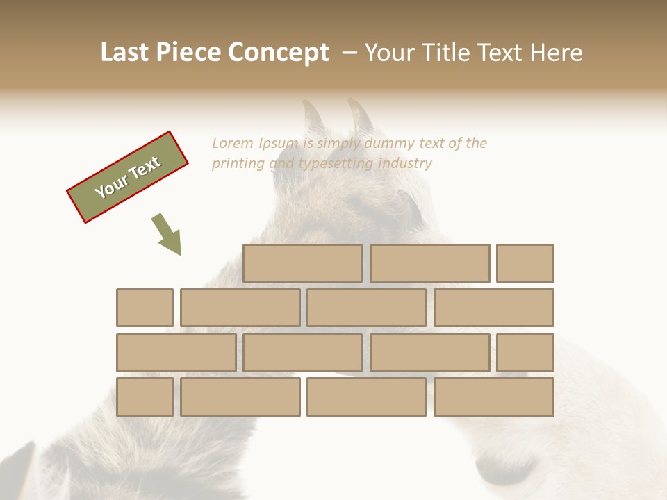 Cat Tenderness Love PowerPoint Template