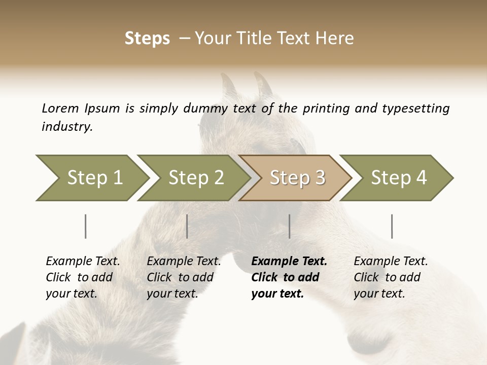 Cat Tenderness Love PowerPoint Template