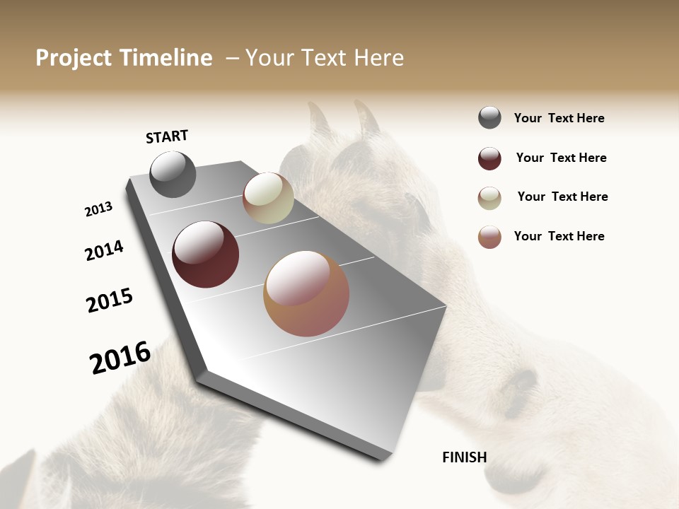 Cat Tenderness Love PowerPoint Template