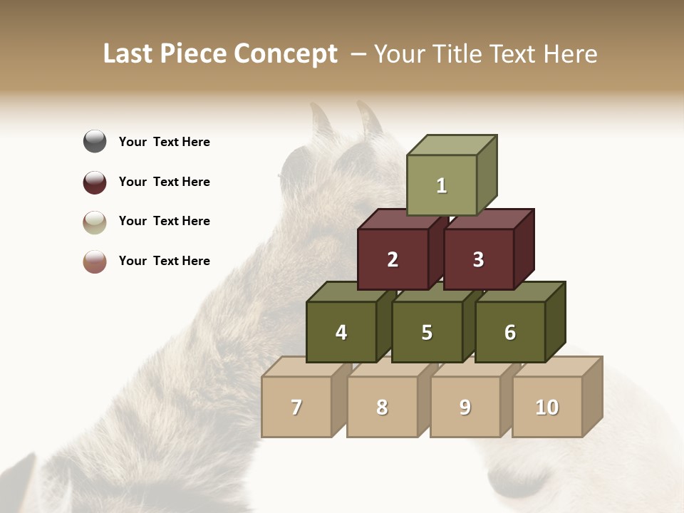 Cat Tenderness Love PowerPoint Template