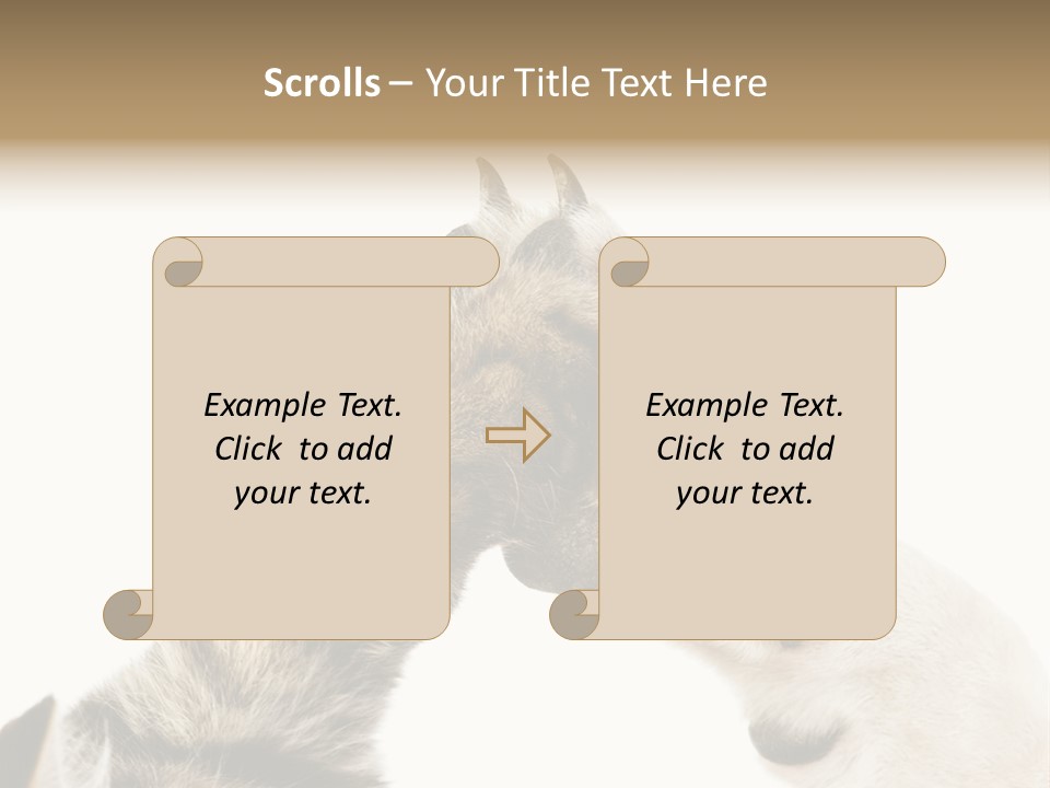 Cat Tenderness Love PowerPoint Template