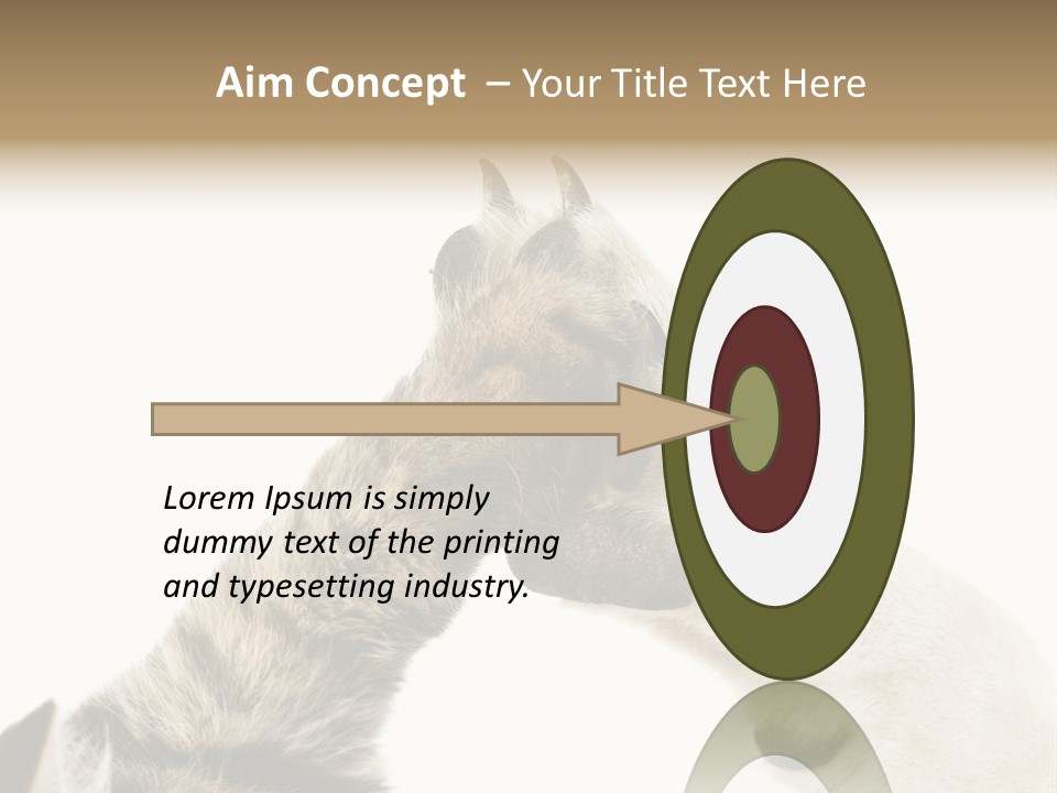 Cat Tenderness Love PowerPoint Template