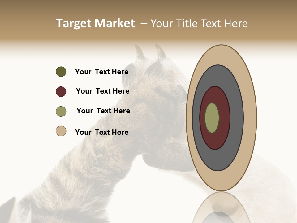 Cat Tenderness Love PowerPoint Template