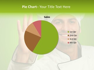 Work Gesture Green PowerPoint Template