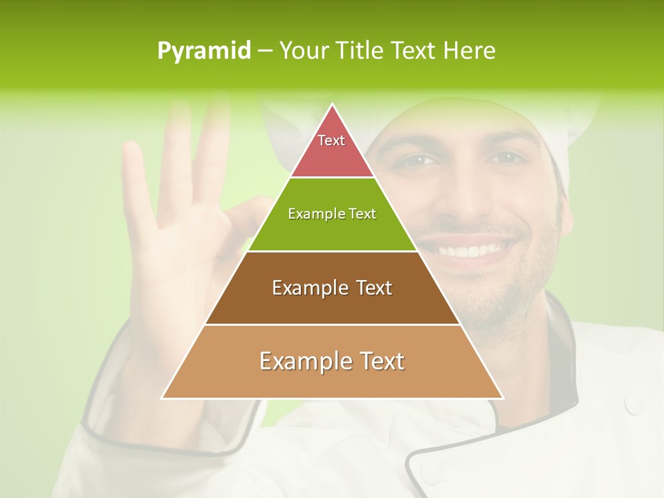 Work Gesture Green PowerPoint Template