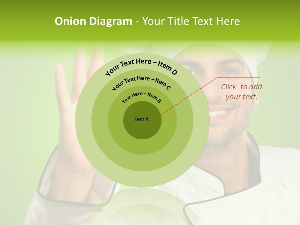 Work Gesture Green PowerPoint Template