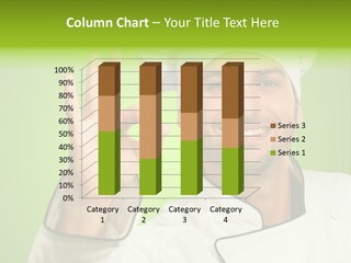 Work Gesture Green PowerPoint Template