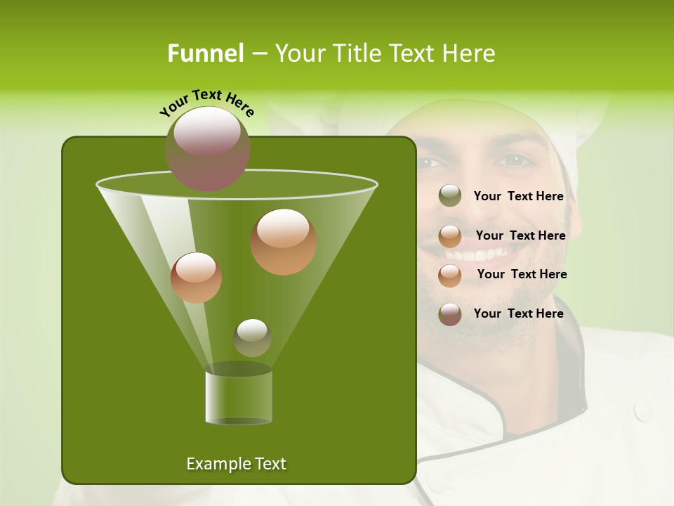 Work Gesture Green PowerPoint Template