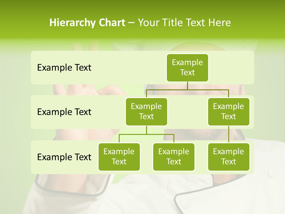 Work Gesture Green PowerPoint Template