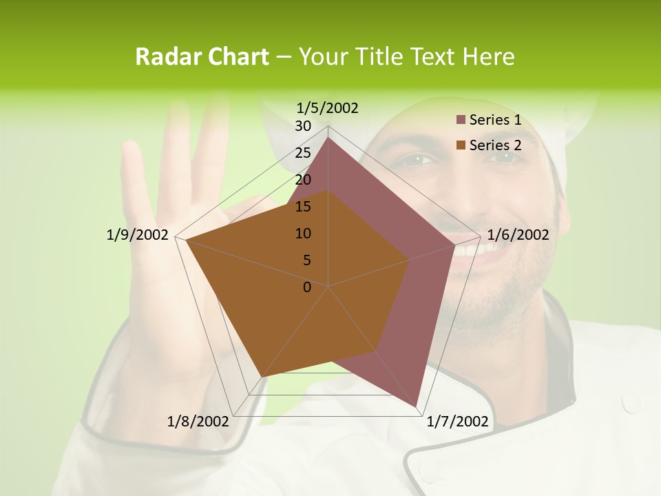 Work Gesture Green PowerPoint Template