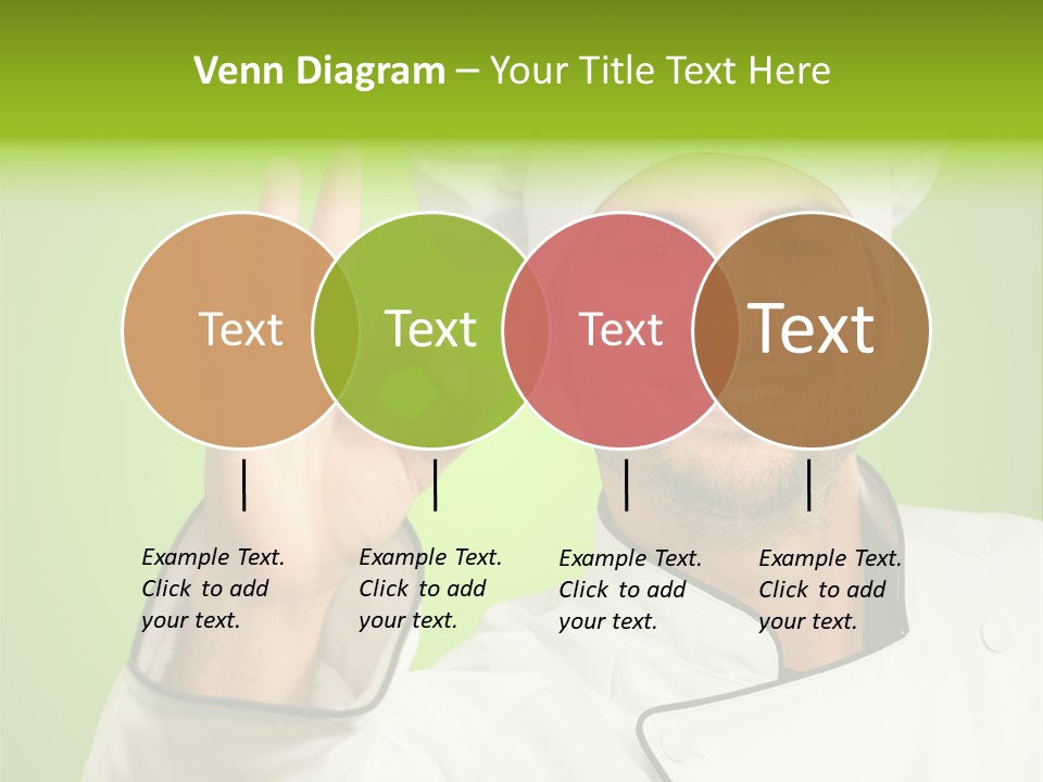 Work Gesture Green PowerPoint Template