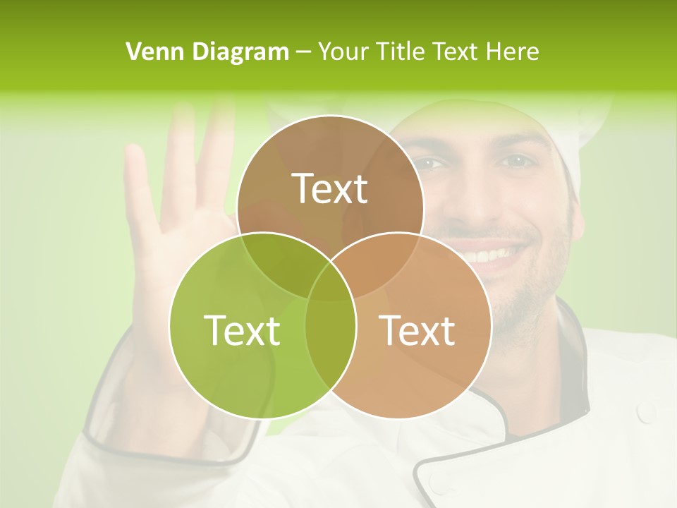 Work Gesture Green PowerPoint Template