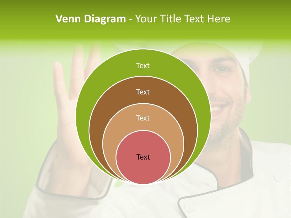Work Gesture Green PowerPoint Template