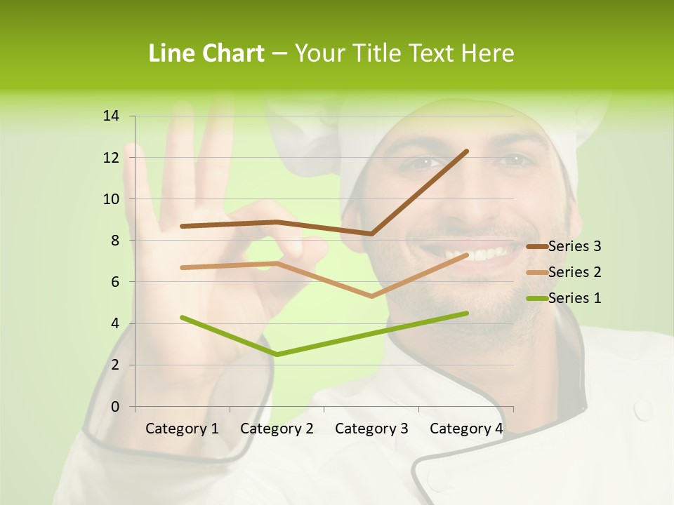 Work Gesture Green PowerPoint Template