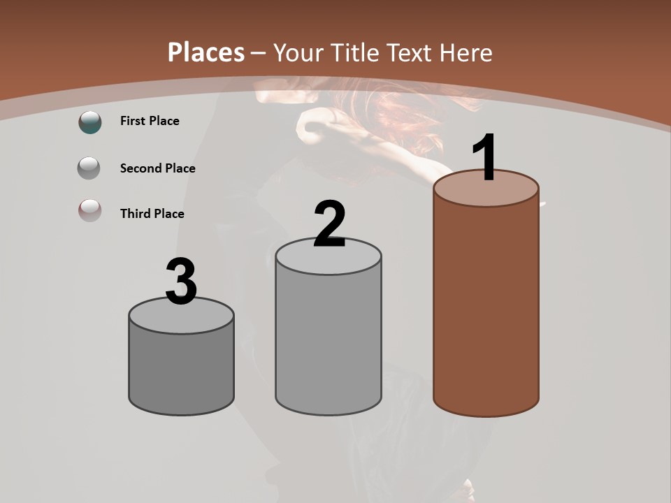 Flexibility Jump Tiptoe PowerPoint Template