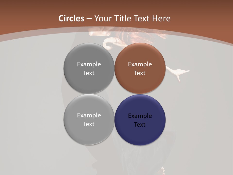 Flexibility Jump Tiptoe PowerPoint Template