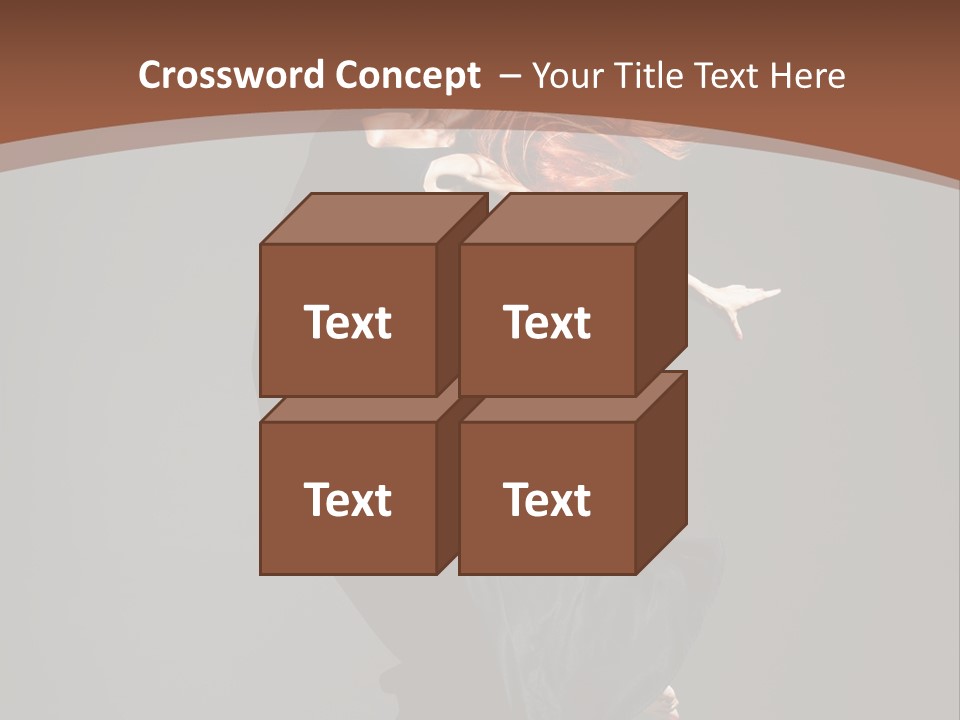Flexibility Jump Tiptoe PowerPoint Template