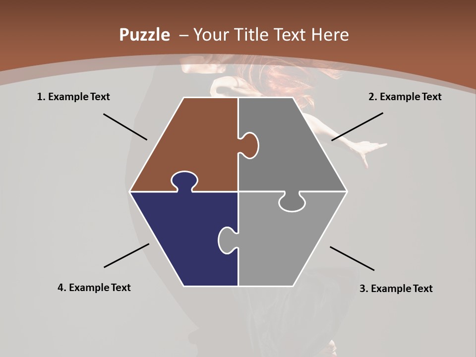 Flexibility Jump Tiptoe PowerPoint Template