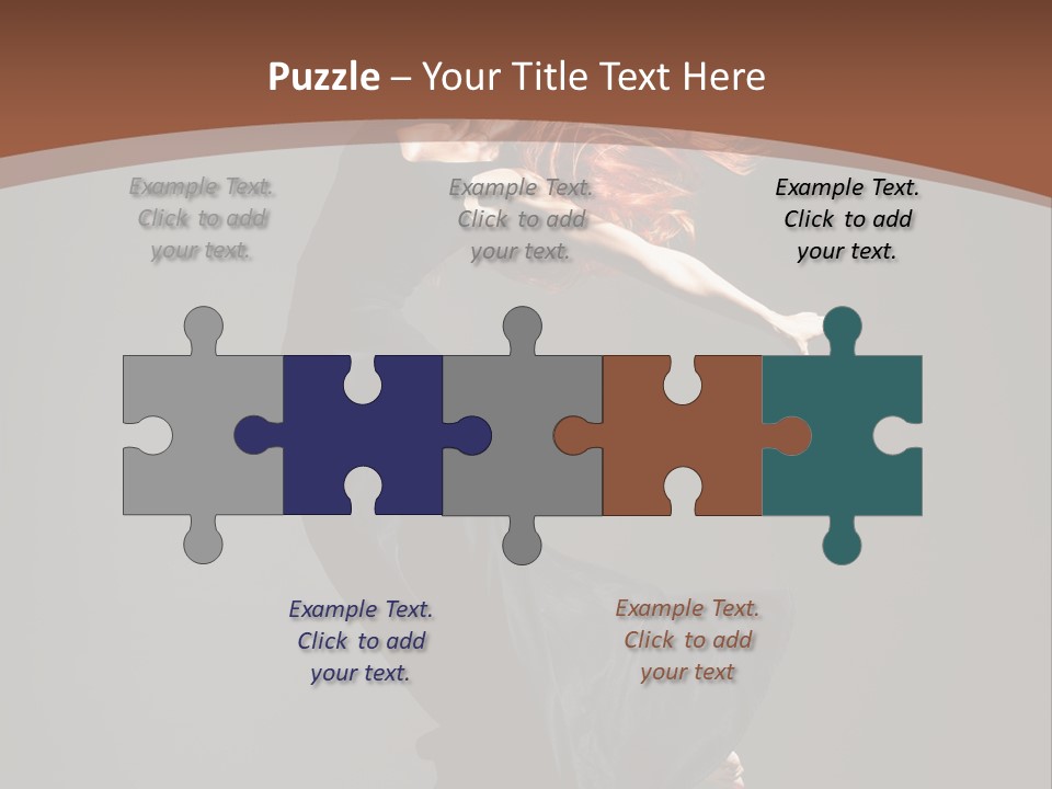 Flexibility Jump Tiptoe PowerPoint Template