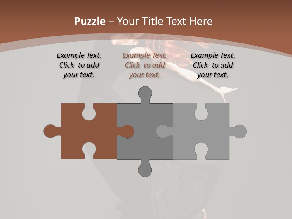 Flexibility Jump Tiptoe PowerPoint Template