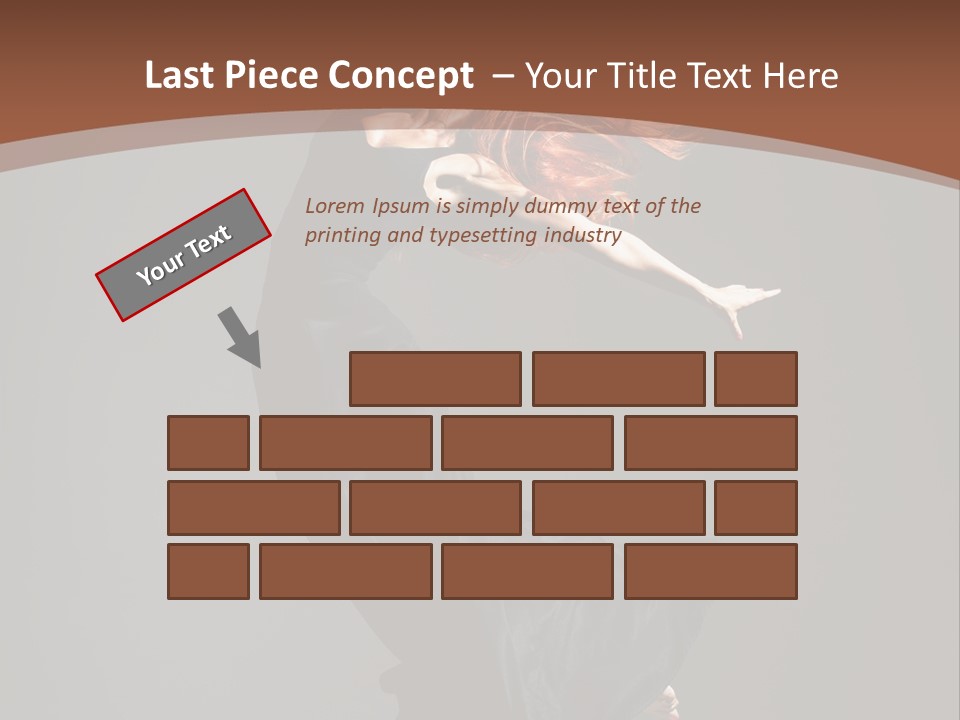 Flexibility Jump Tiptoe PowerPoint Template
