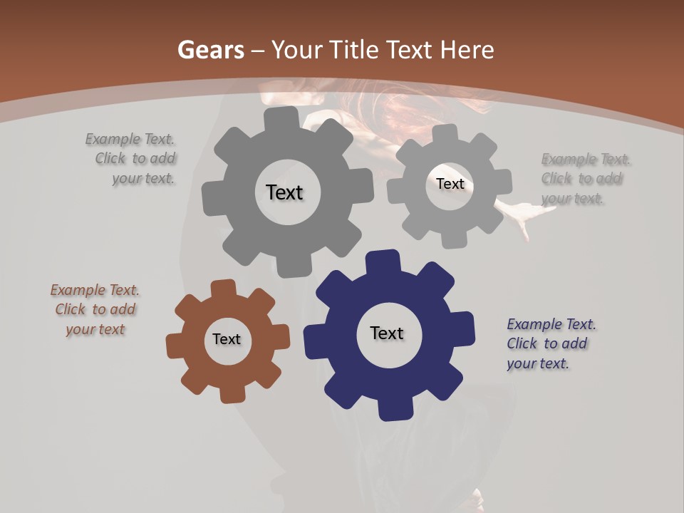 Flexibility Jump Tiptoe PowerPoint Template