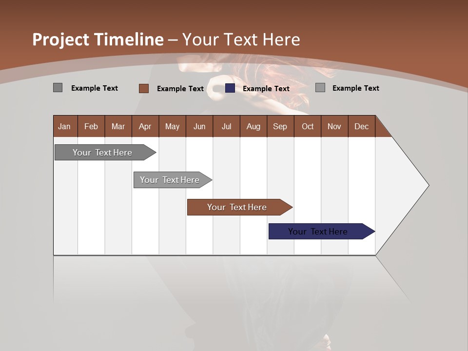 Flexibility Jump Tiptoe PowerPoint Template