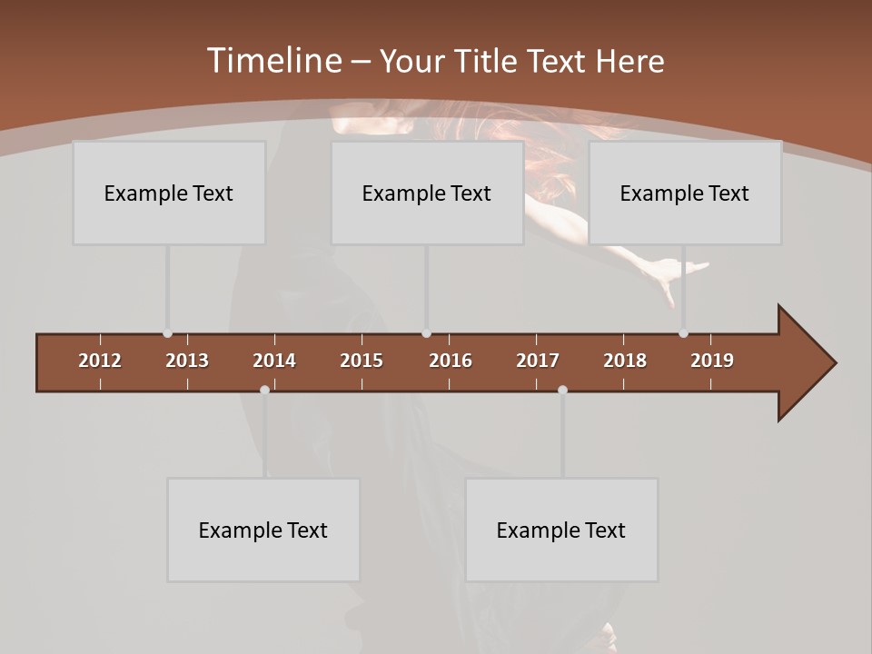 Flexibility Jump Tiptoe PowerPoint Template