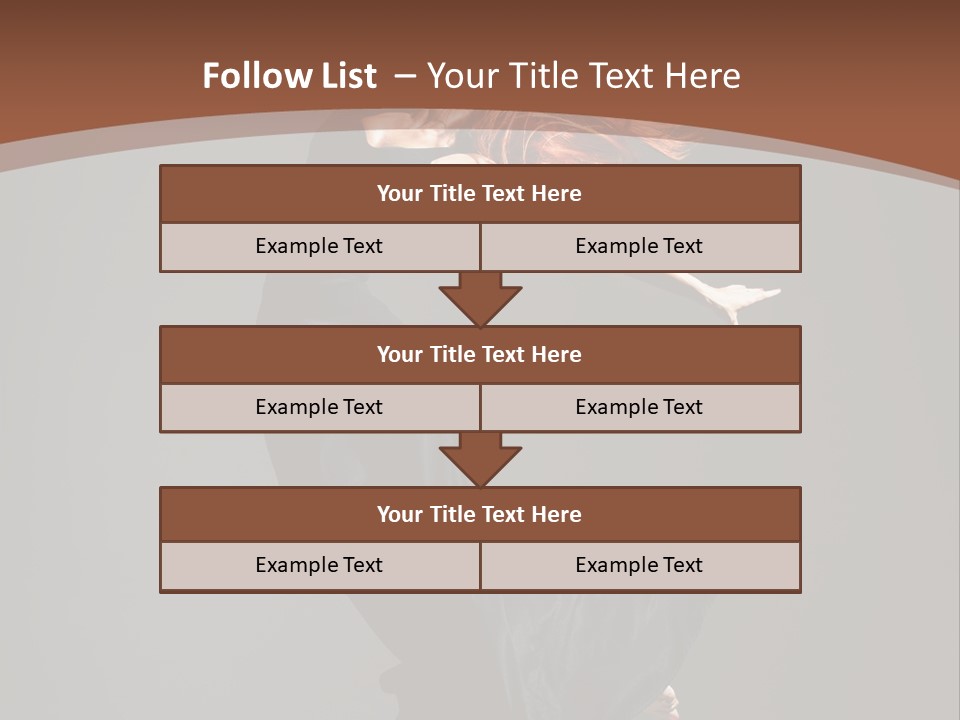Flexibility Jump Tiptoe PowerPoint Template