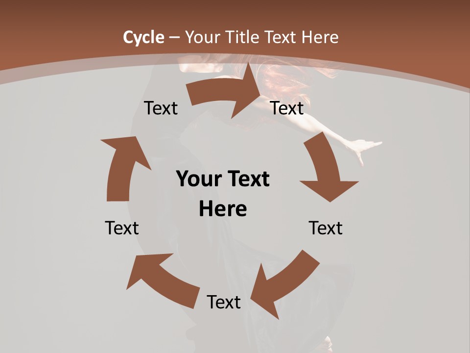 Flexibility Jump Tiptoe PowerPoint Template