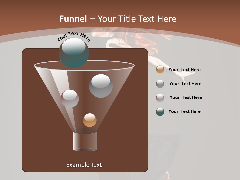 Flexibility Jump Tiptoe PowerPoint Template