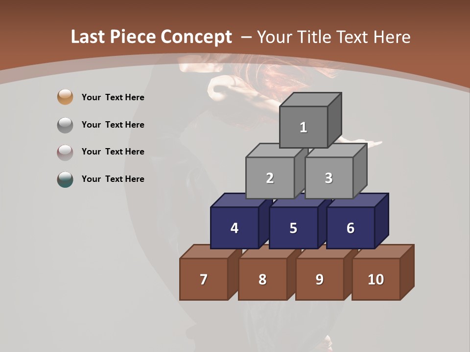 Flexibility Jump Tiptoe PowerPoint Template
