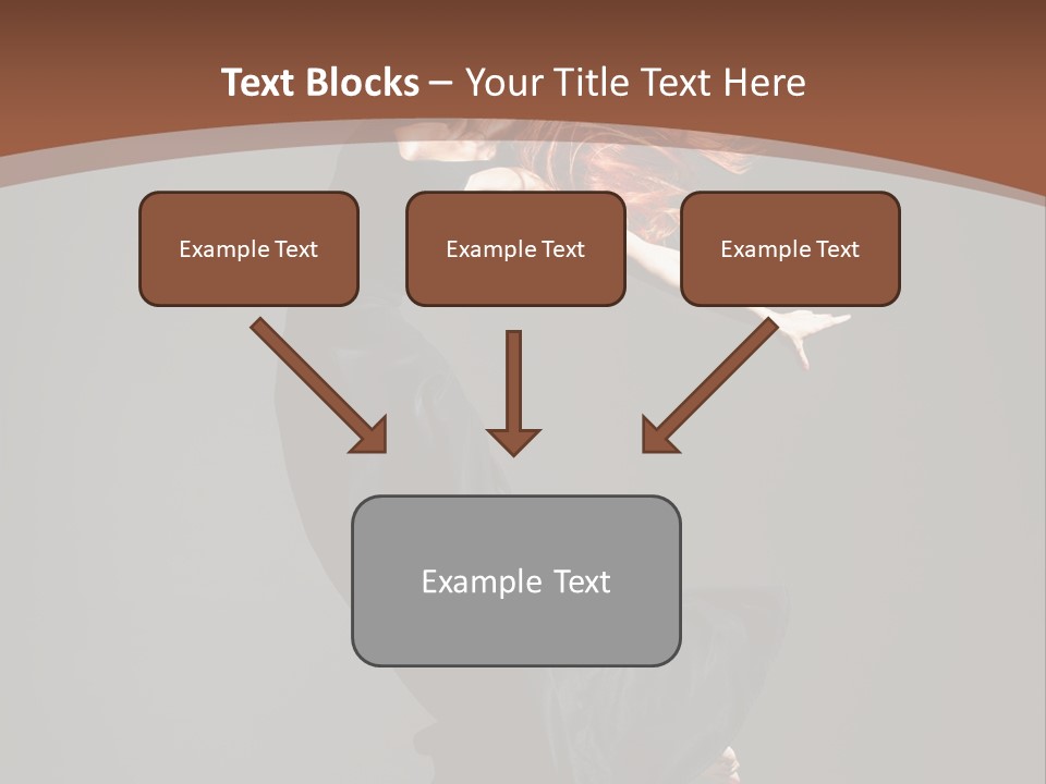 Flexibility Jump Tiptoe PowerPoint Template