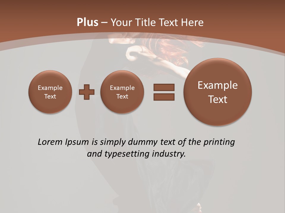 Flexibility Jump Tiptoe PowerPoint Template