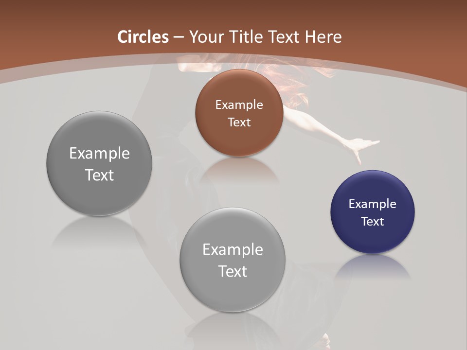Flexibility Jump Tiptoe PowerPoint Template