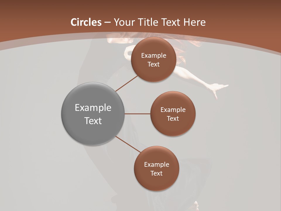 Flexibility Jump Tiptoe PowerPoint Template