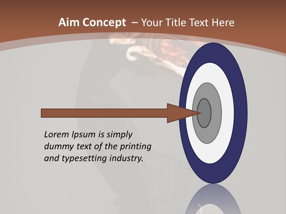 Flexibility Jump Tiptoe PowerPoint Template