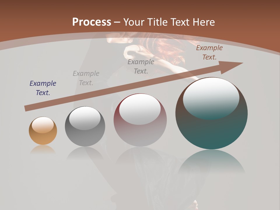 Flexibility Jump Tiptoe PowerPoint Template
