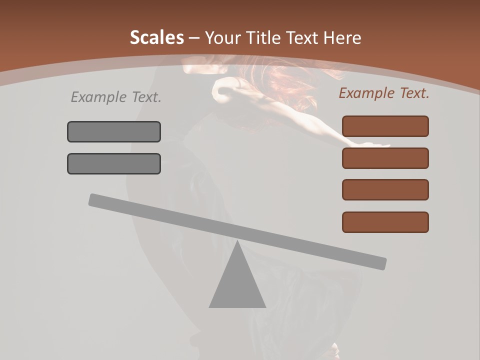 Flexibility Jump Tiptoe PowerPoint Template