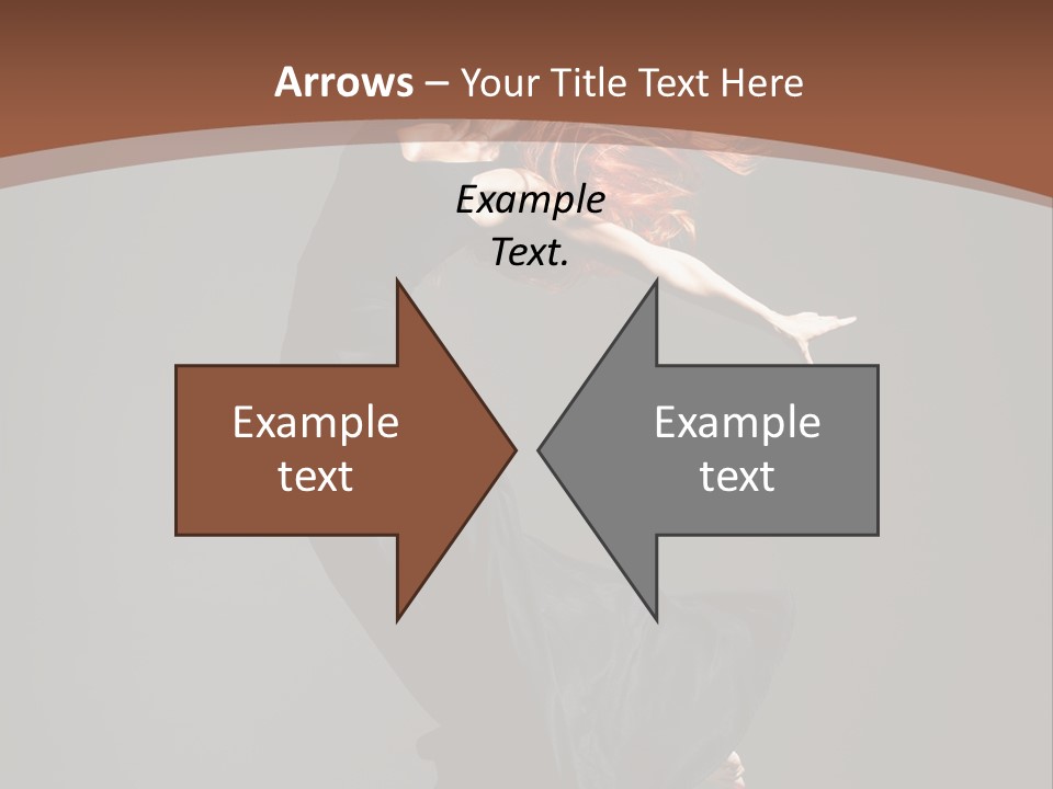 Flexibility Jump Tiptoe PowerPoint Template