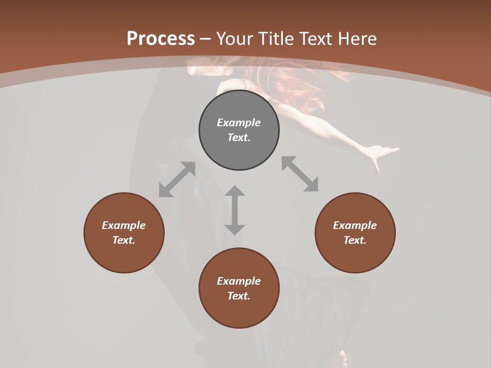 Flexibility Jump Tiptoe PowerPoint Template