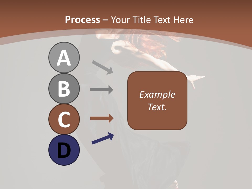 Flexibility Jump Tiptoe PowerPoint Template